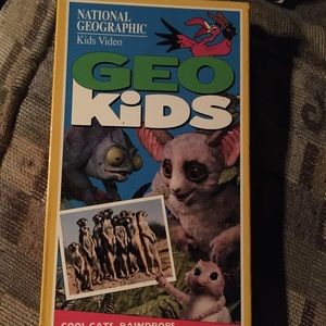 Geo kids cool cats raindrops and things vhs